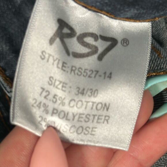 Royal 7even Men's Blue Cargo Jeans! Size 34” - Picture 7 of 7